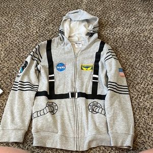 NASA zip up hoodie - boys XL 14-16  NWOT